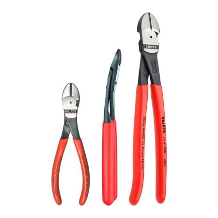 Knipex KNIPEX 00 20 05 US 3 Pc Diagonal Cutting Pliers Set 00 20 05 US